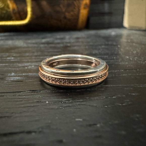 Pandora Jewelry - Pandora Silver and Rose Gold Ring